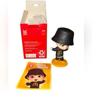 BTS tiny tan McDonald’s Jung Kook Figure - Black and Yellow